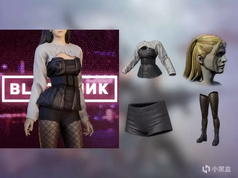 《绝地求生》女团BLACKPINK联名皮肤展示