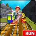 地铁障碍赛跑者