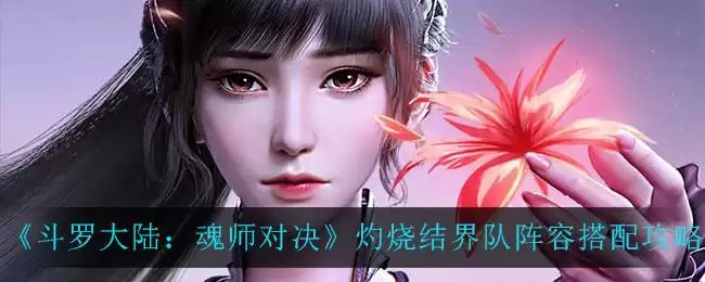 《斗罗大陆:魂师对决》灼烧结界队阵容搭配攻略