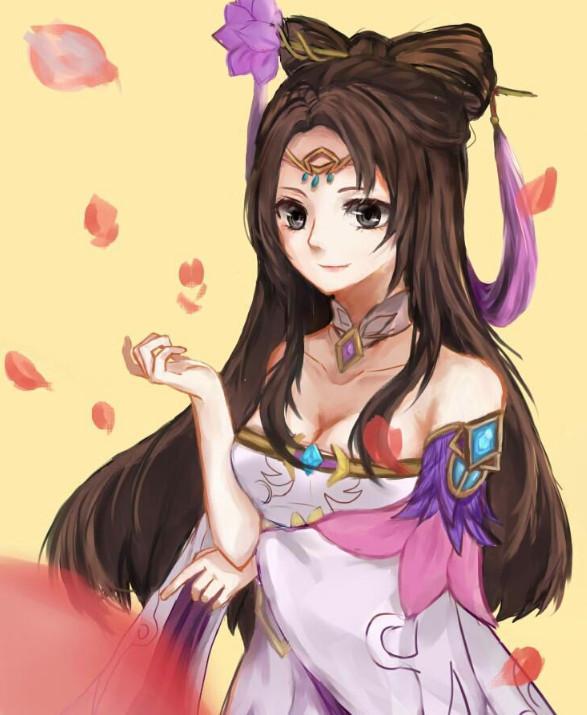 王者荣耀女英雄透视无遮挡图,王者荣耀美女英雄胸大图片 