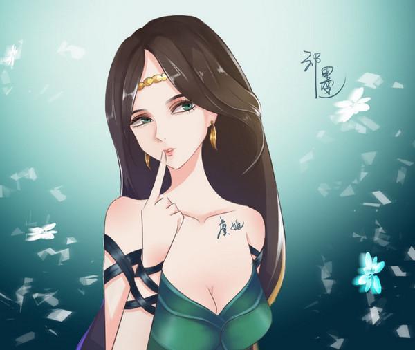 王者荣耀女英雄透视无遮挡图,王者荣耀美女英雄胸大图片 