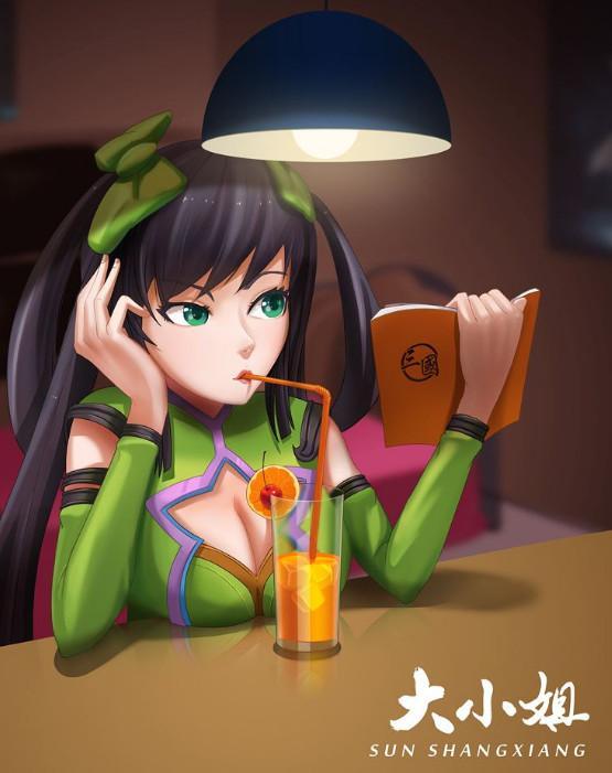 王者荣耀女英雄透视无遮挡图,王者荣耀美女英雄胸大图片 