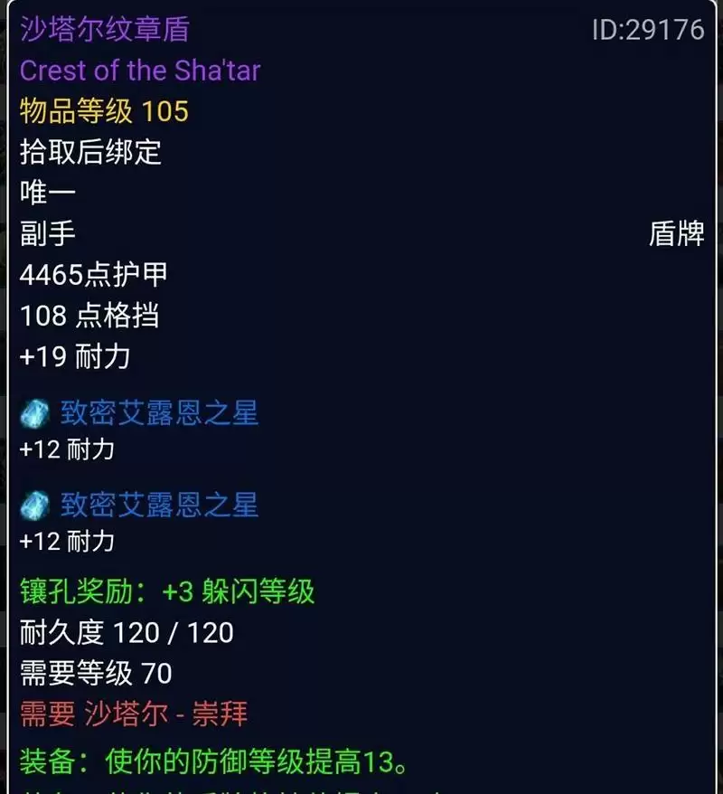 tbc防骑装备选择