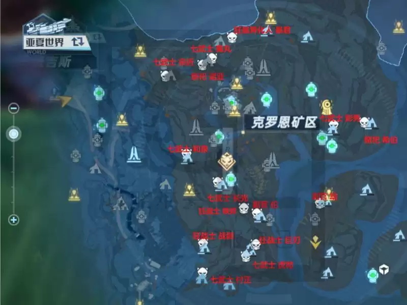 《幻塔》全图成就怪分布位置