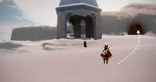 光遇霞谷冰雪覆盖的山峰在哪里?霞谷冰雪覆盖的山峰位置一览图片1