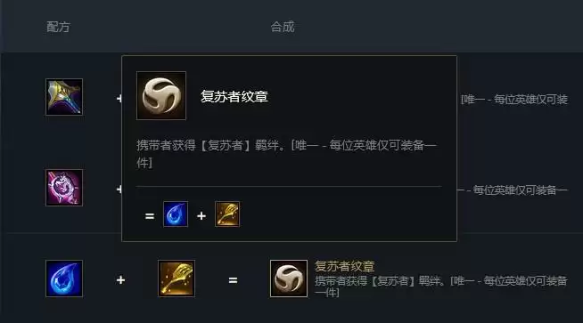 金铲子加什么是复苏者