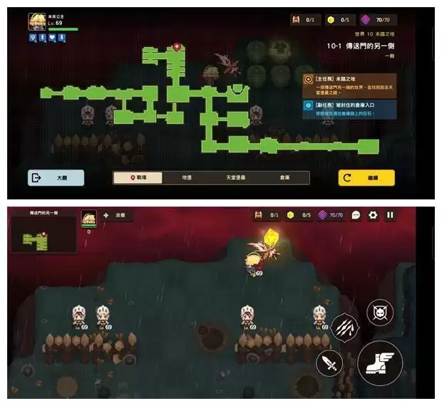 《坎公骑冠剑》10-1传送门的另一侧关卡全收集攻略