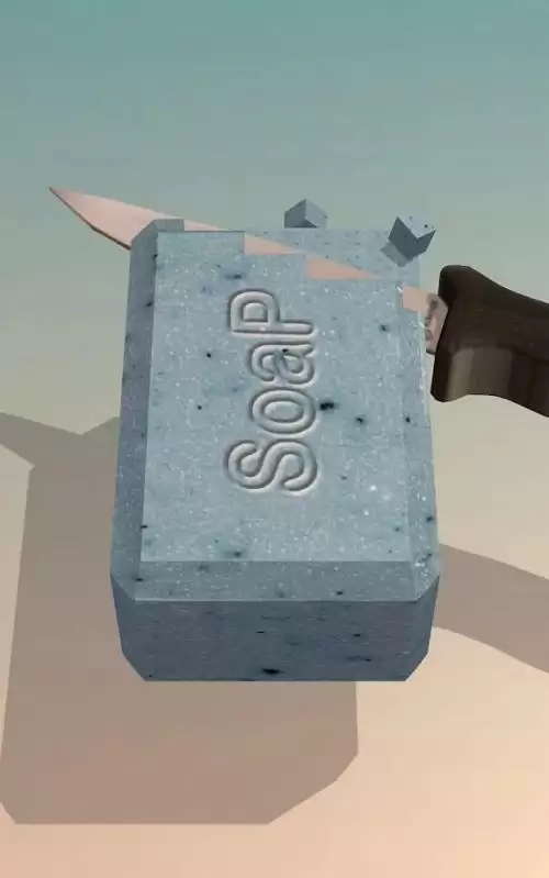 肥皂切割立方体