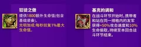 金铲铲之战装备合成图 金铲铲之战英雄羁绊图一览