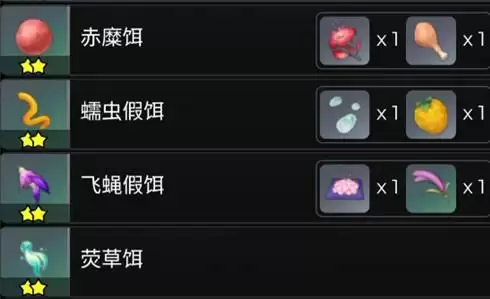 原神全部鱼饵合成方法一览