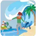 海浪逃生