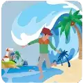 海浪逃生