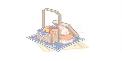 《装扮少女》玉兔饼盒有什么用