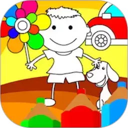 宝宝学涂鸦画画小