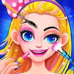 长发公主化妆舞会小