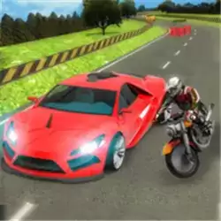 摩托车对决赛车