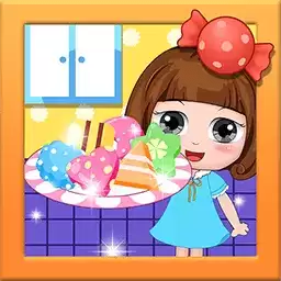 公主贝贝做糖果小