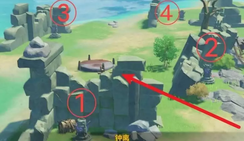 原神地中之盐遗迹的圆盘怎么打开