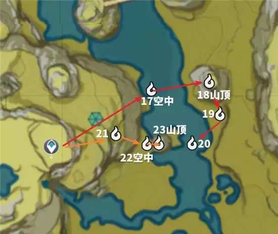 《原神》觅取月晖磐岩之路逐月符位置详解