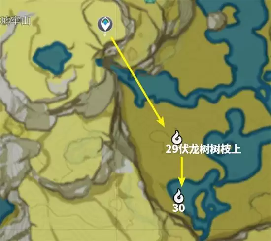 《原神》觅取月晖磐岩之路逐月符位置详解