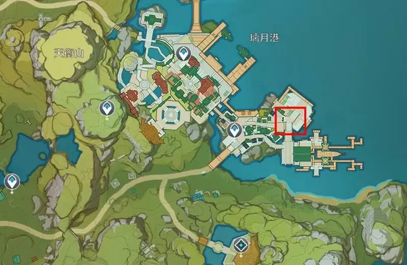 原神托克港口在哪里