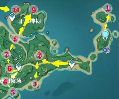 原神2.2版本雷神瞳全收集攻略分享