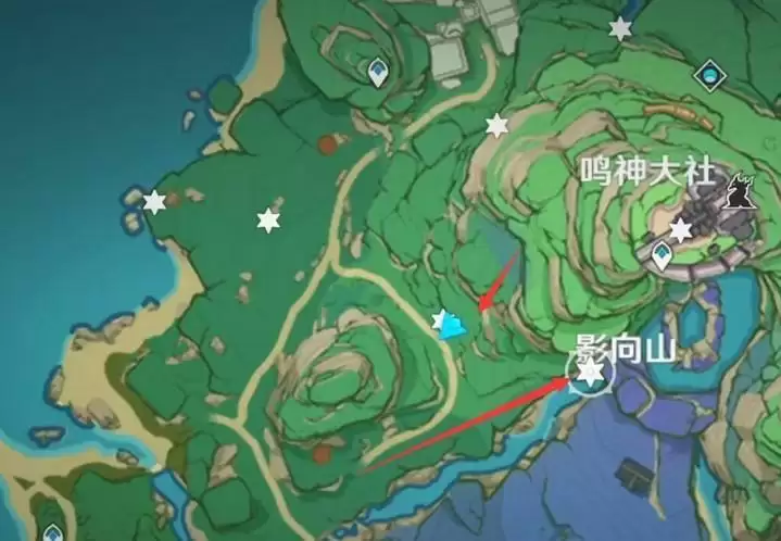 原神影向山雷神曈在哪里