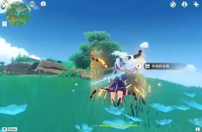 原神稻妻剑阵华丽宝箱怎么开