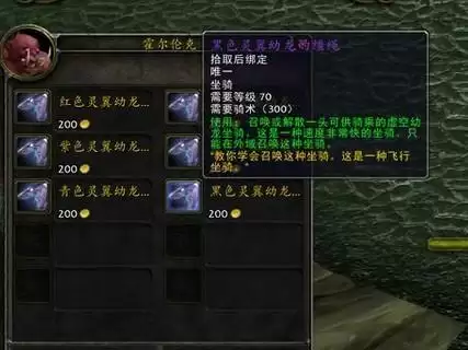 tbc虚空龙坐骑怎么获得