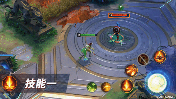 《漫威超级战争》月星·林间精灵外观效果展示