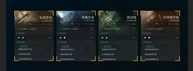 《eve星战》航空母舰属性详解