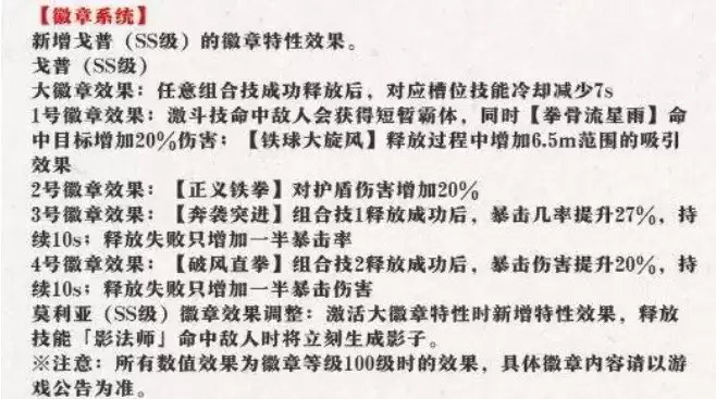 《航海王热血航线》戈普徽章特性效果解析