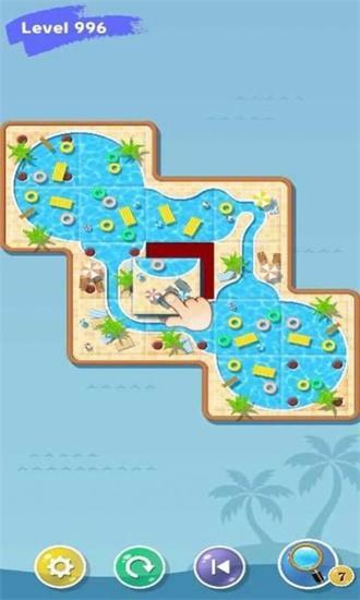 游泳池拼图