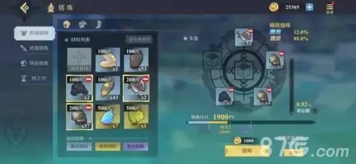 神角技巧装备熔炼