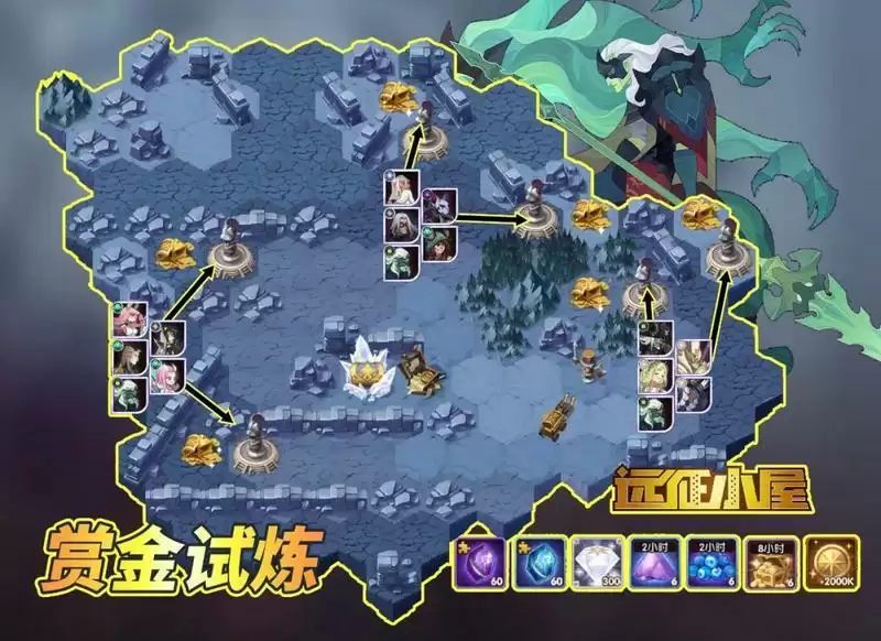 剑与远征特雷兹诺试炼之地怎么过