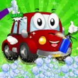 小孩洗车