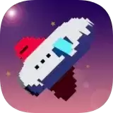 太空飞行像素火箭