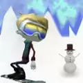 雪山滑翔