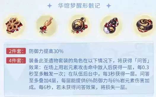《原神》华馆梦醒形骸记圣遗物强度分析