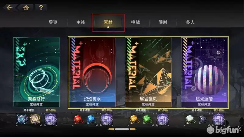 悠久之树角色突破素材怎么获得