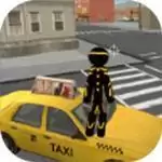 火柴人穿梭城市