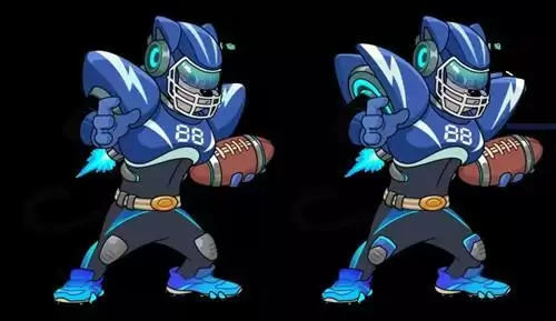 《猫和老鼠》手游布奇橄榄球机甲皮肤特效