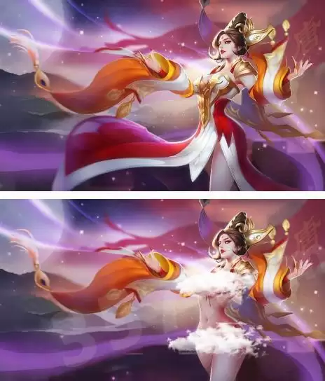 王者荣耀女人物全部身体无衣（组图）