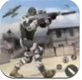 军队射击英雄