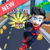 地铁火车奔跑者