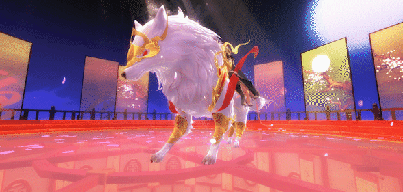 《剑侠世界》手游赤焱雪狼特效介绍