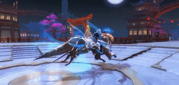 《剑侠世界》手游冥火苍狼特效介绍