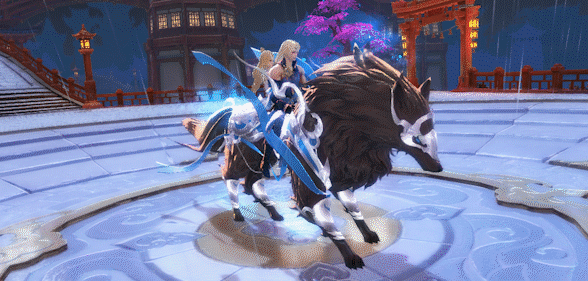 《剑侠世界》手游冥火苍狼特效介绍