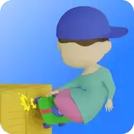 学校滑板恶作剧跑酷