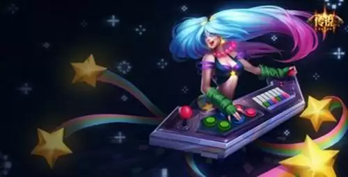 《英雄联盟》手游电玩女神娑娜皮肤特效一览